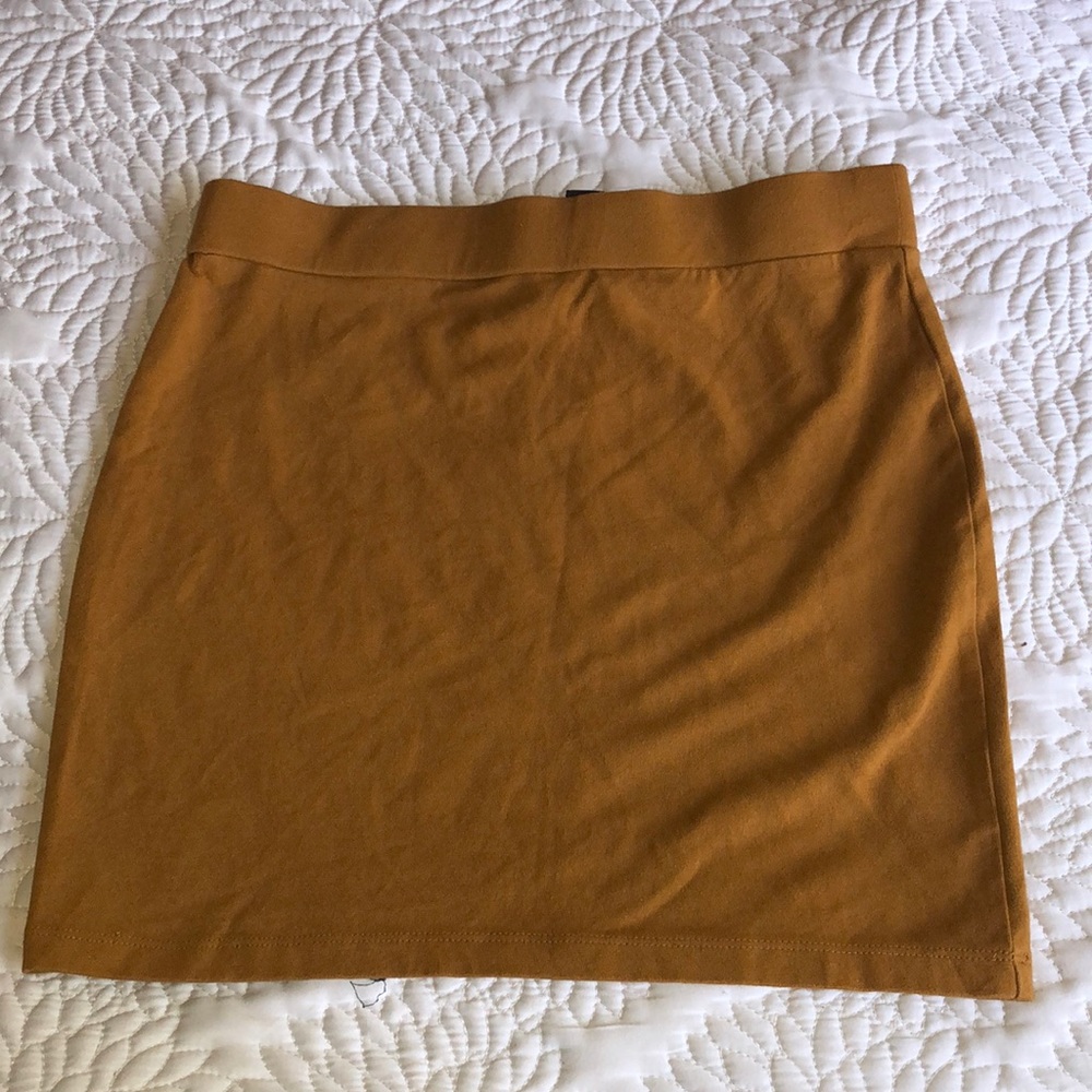 Orange Forever 21 Mini Skirt